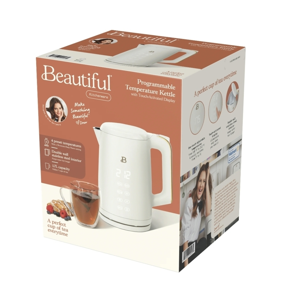 Beautiful By Drew Programmable Electric Tea Kettle BRAND NEW IN BOX!